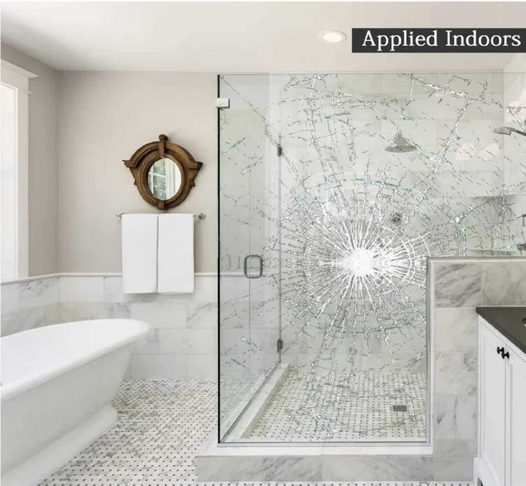 Nowa folia okienna / przezroczysta / samoprzylepna / 90x400cm !163!