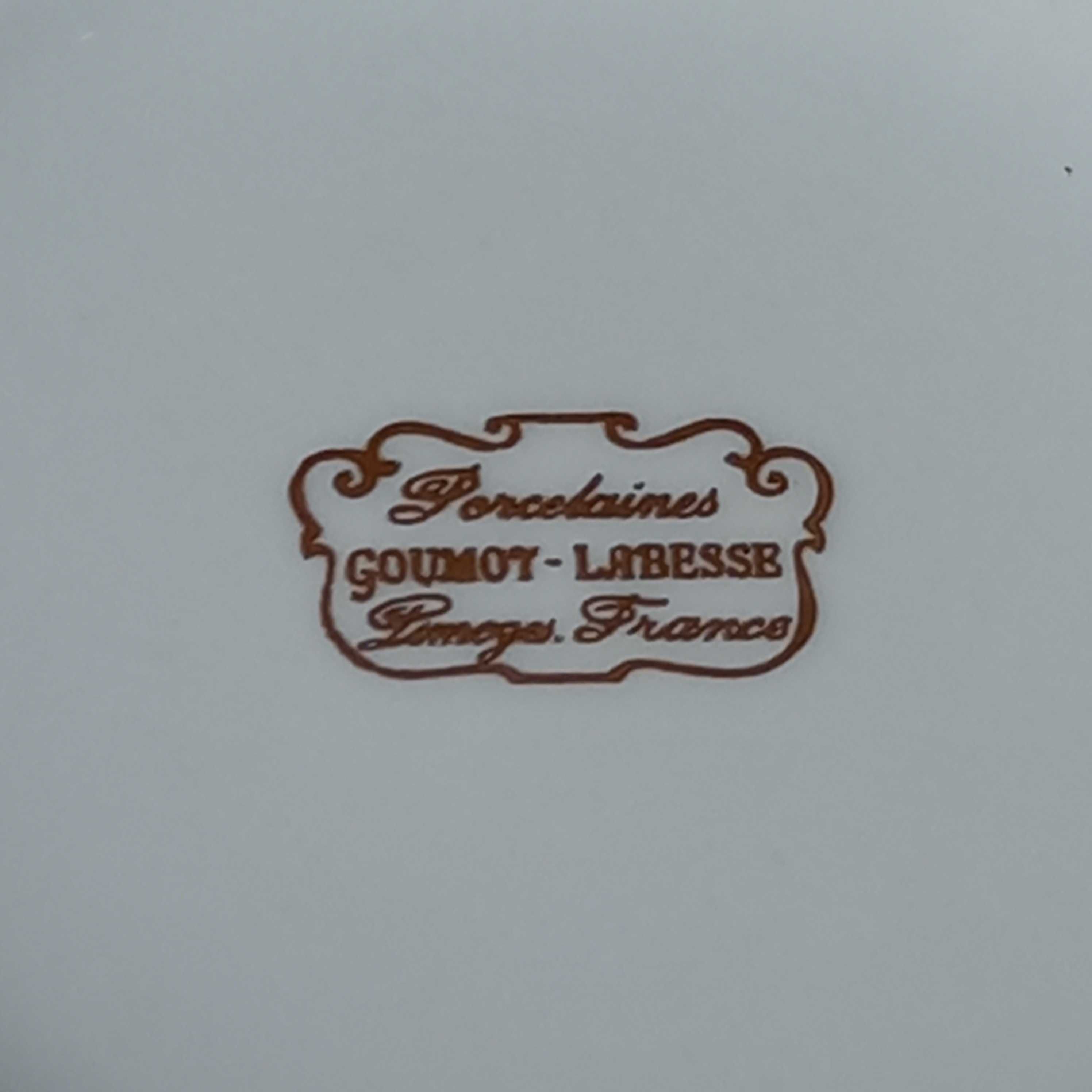 Porcelanowy pojemnik apteczny - sygnowany Limoges