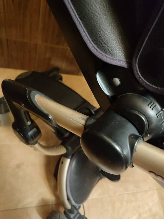 Коляска Mima xari шасі розове золото