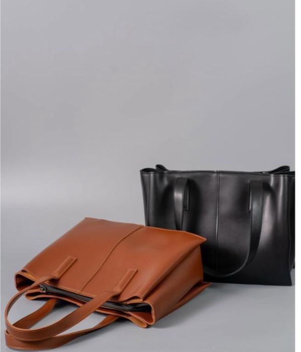 сумка жіноча чорна з екошкіри