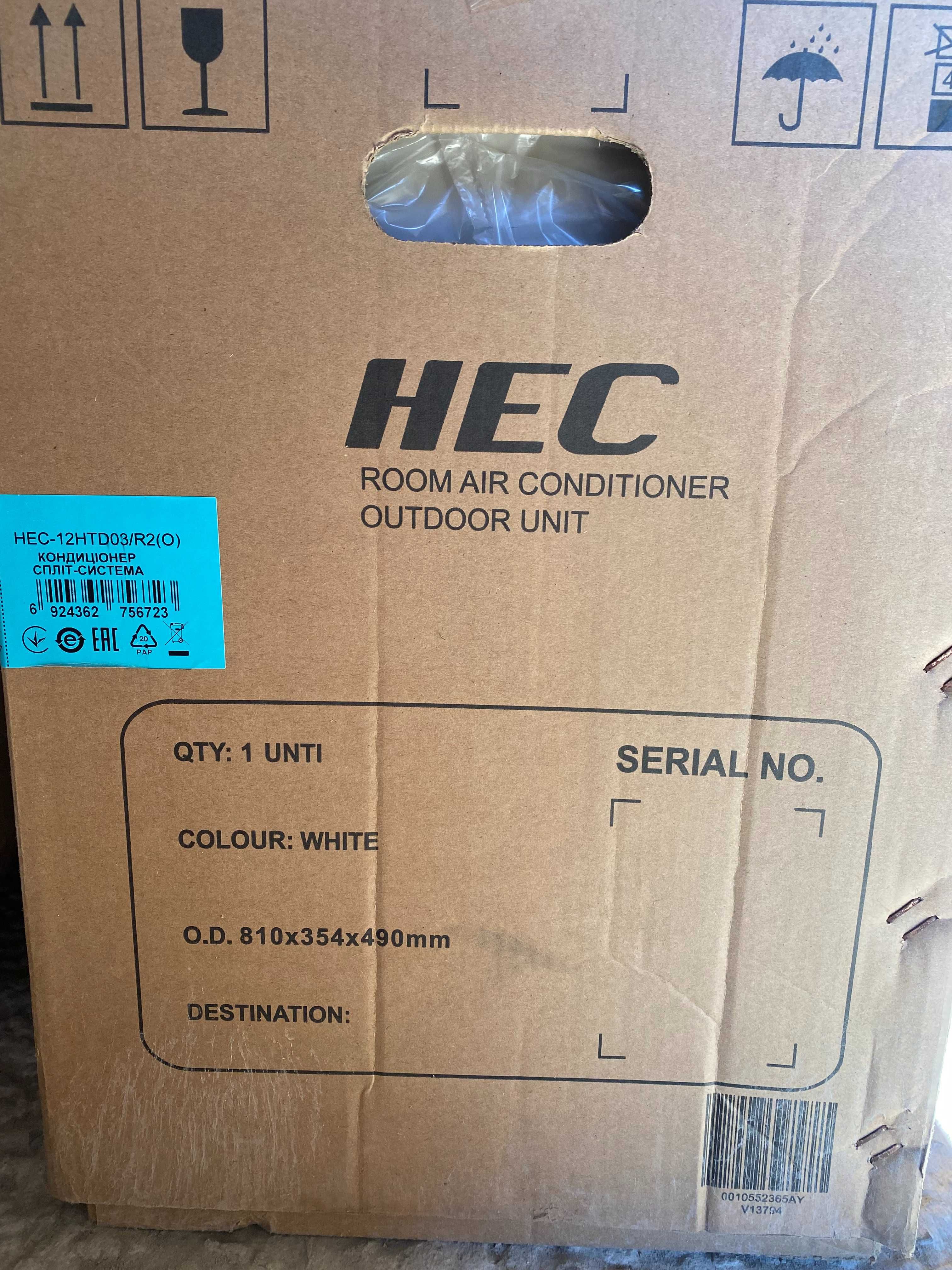 Кондиціонер HEC-12HTD03/R2(I). Новий.
