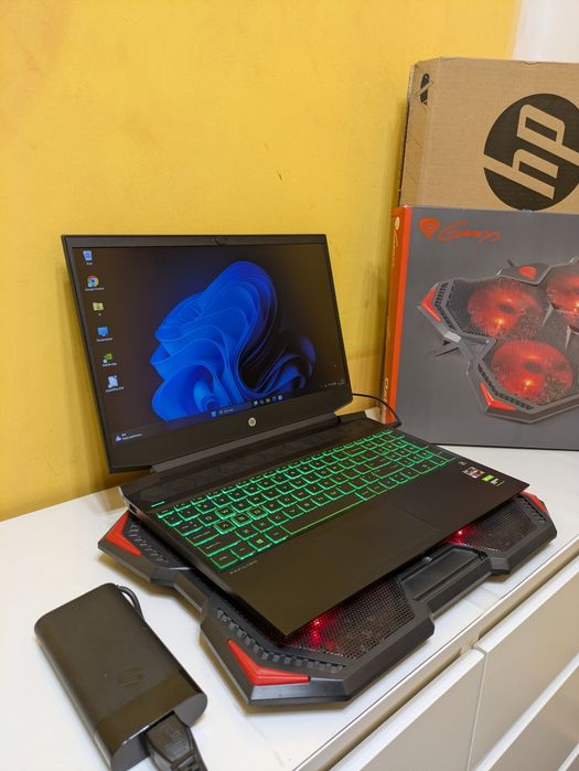 Laptop do GIER HP RYZEN 5, 16GB DDR4, GTX 1650, 512GB NVMe  ZESTAW!