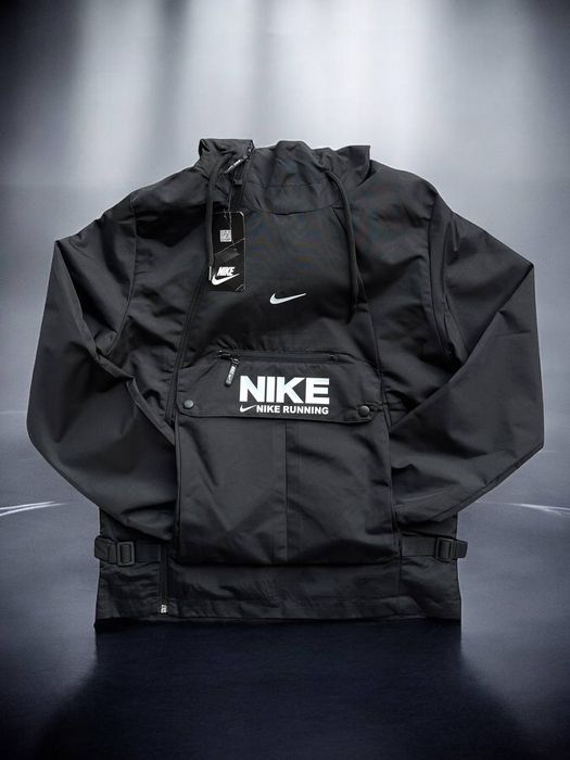 Nike Running Black | Вітровка чоловіча | Premium якість | Туреччина