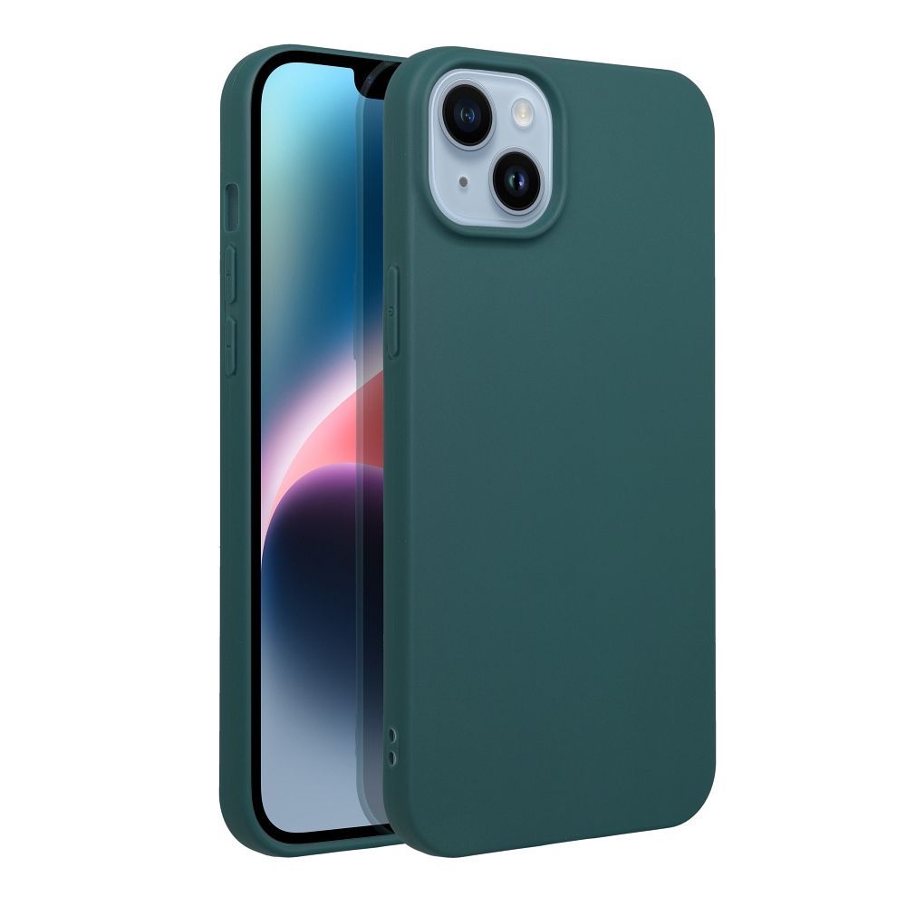 Etui Case Plecki Matt Do Iphone 15 Pro Ciemnozielony + Szkło 9H