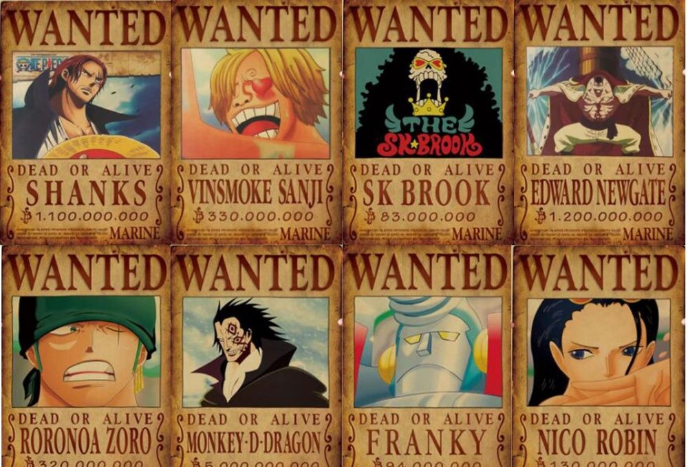 Posters - Wanted One Piece
