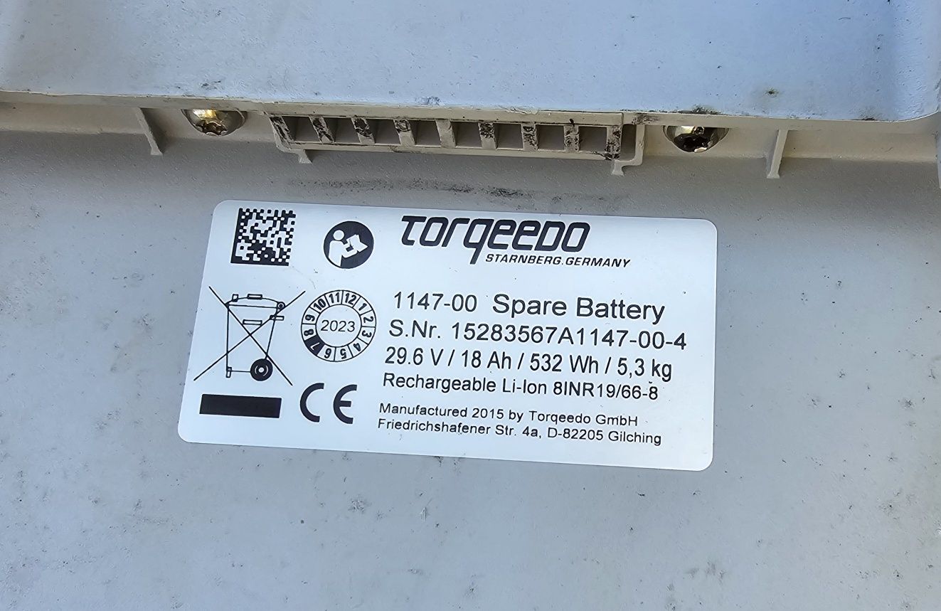 Silnik elektryczny Torqeedo 1003CS 2baterie serwis