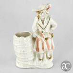 Fosforeira / Paliteiro / Floreira em porcelana europeia séc. XIX