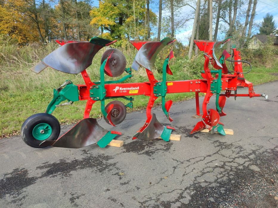Kverneland LD 100 pług 3 skibowy obrotowy lemken vd