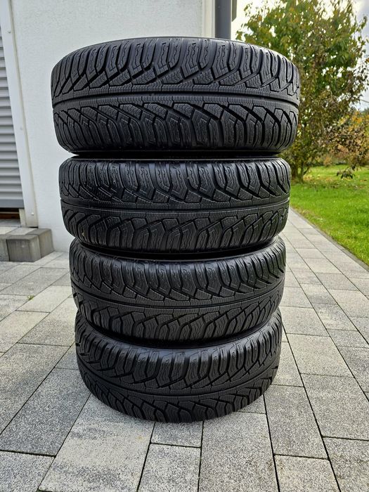 Koła zimowe opony 225 55 R16 z felgami 4x100 Opel i inne marki STAN ID