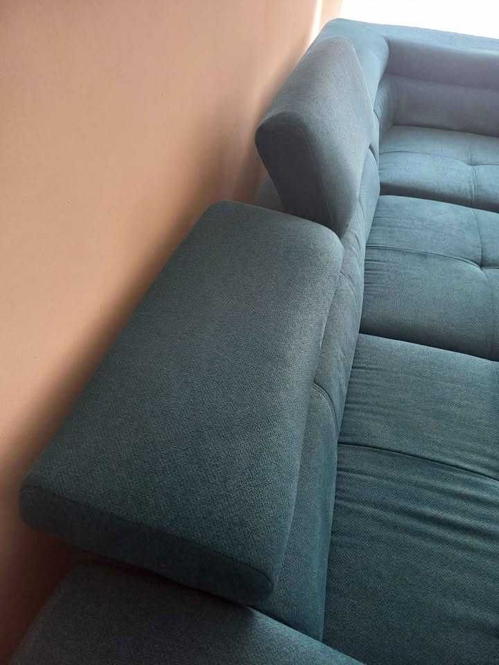 Sofa chaise longue azul