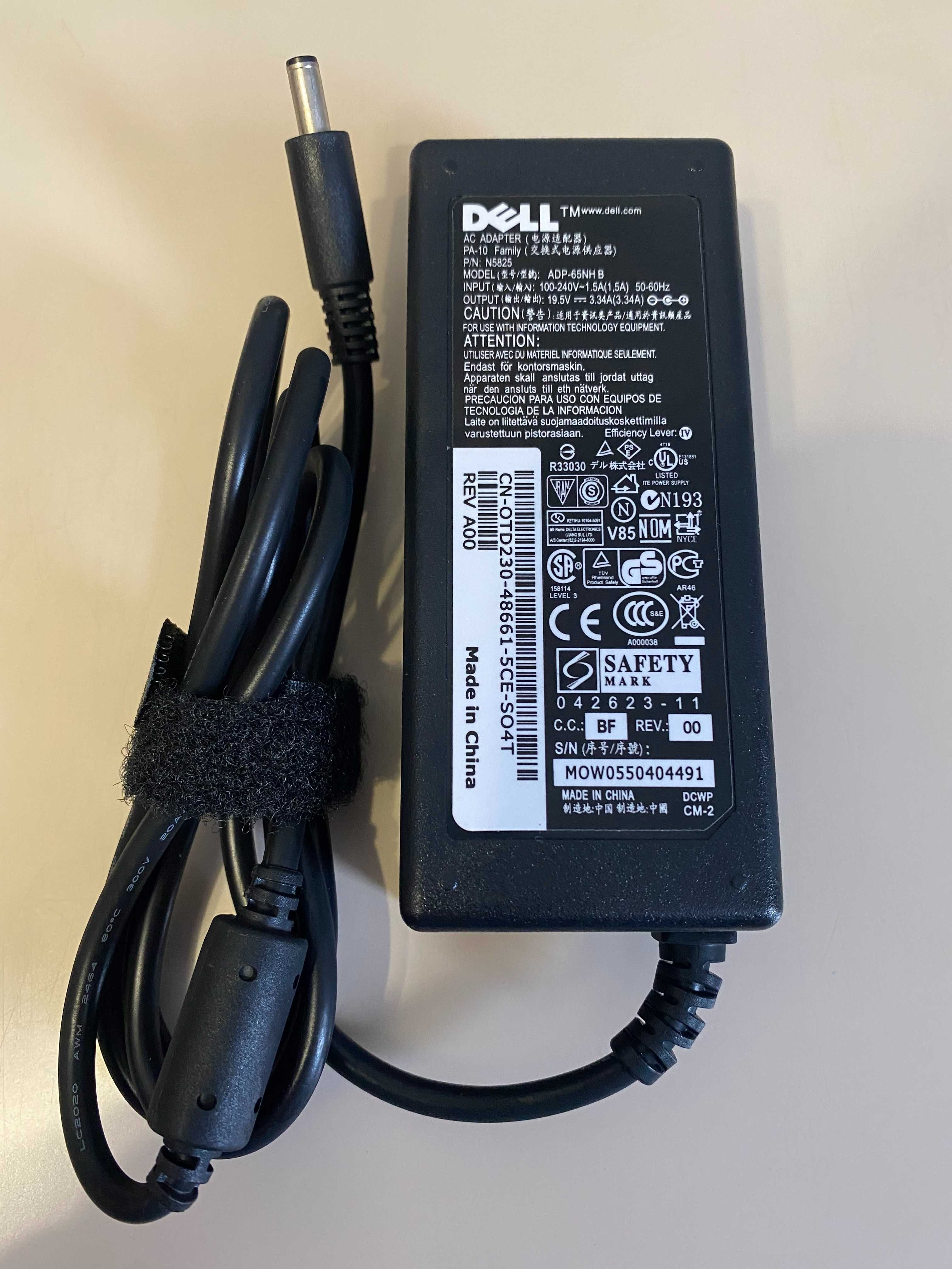 Зарядки,Блоки Питания для Ноутбука Dell 65W,90W