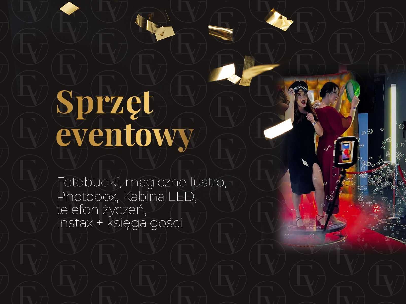 Fotobudka 360 Fotolustro Auta Premium Ciężki Dym Fontanny Iskier