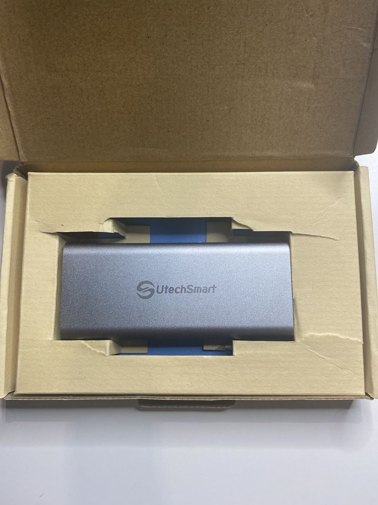 UtechSmart USB C Hub, wieloportowy adapter 6 w 1