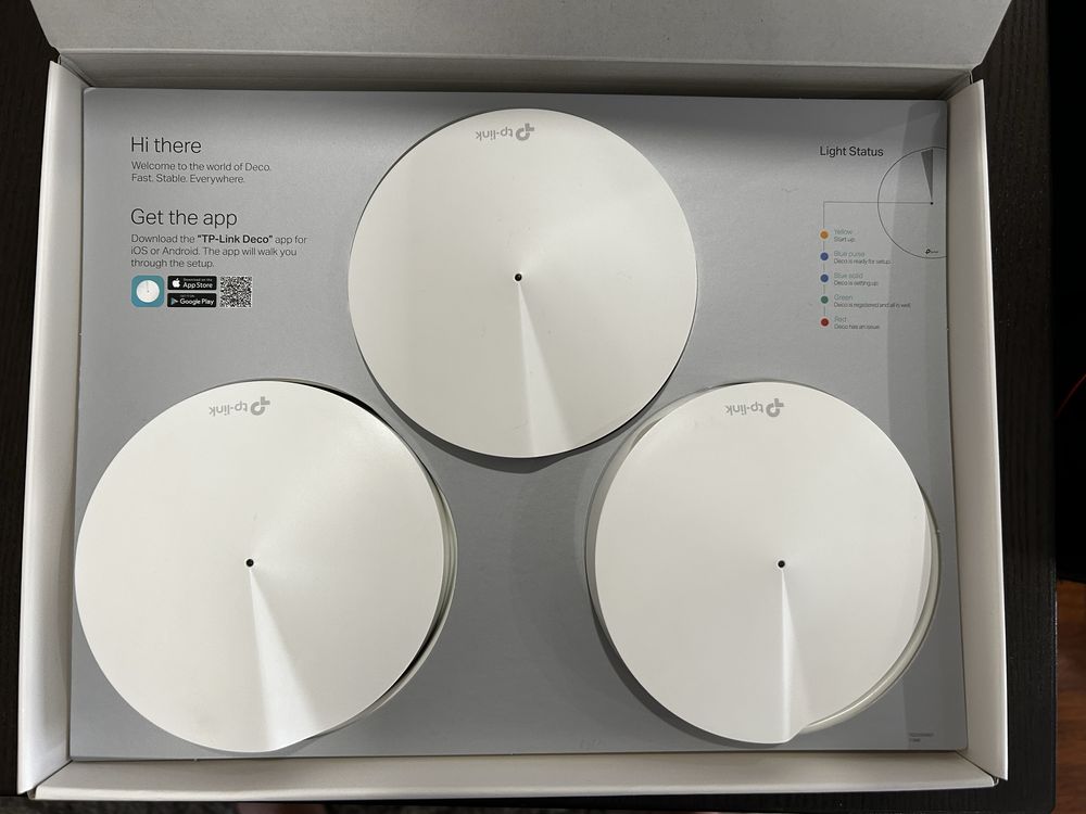 TP-Link Deco M5 Mesh - Pack 3 Unidades - Como Novo