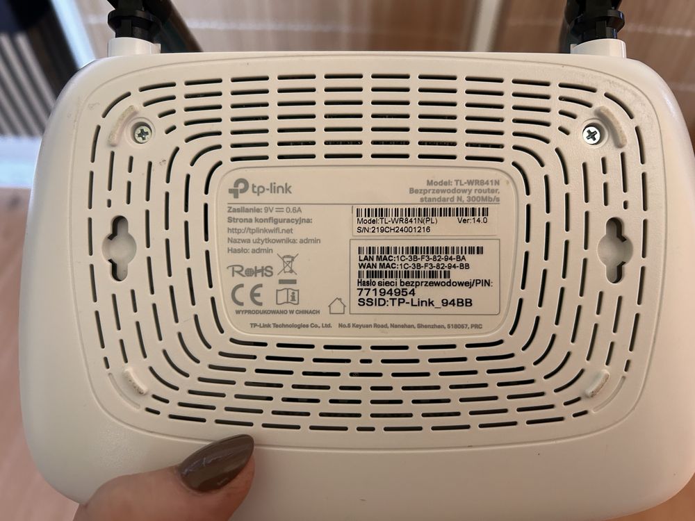 Router TP-Link TL-WR841N