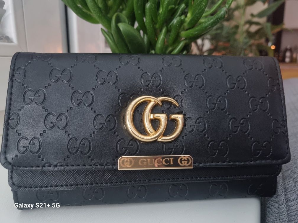 Portfel Gucci czarny piękny