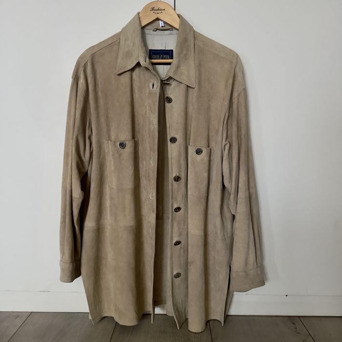 Рубашка із замша оверсайз