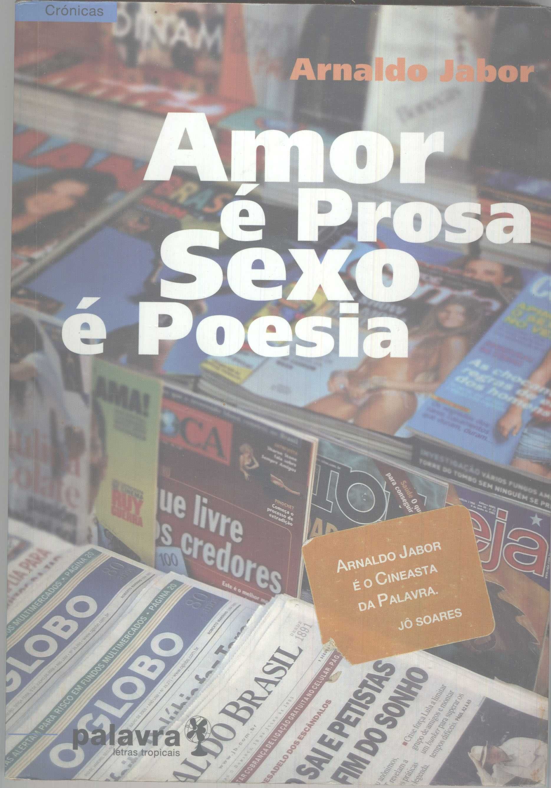 Livro Amor É Prosa Sexo É Poesia Arnaldo Jabor