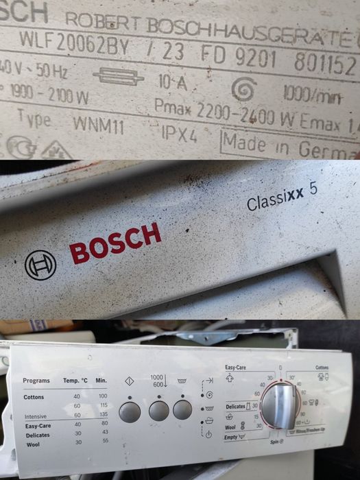 Стиральная машина INDESIT W 81, Electrolux, Bosch по запчастям