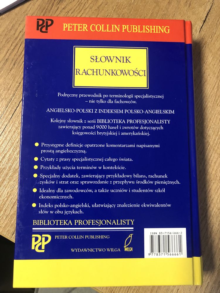 Słownik rachunkowości : [angielsko-polski
