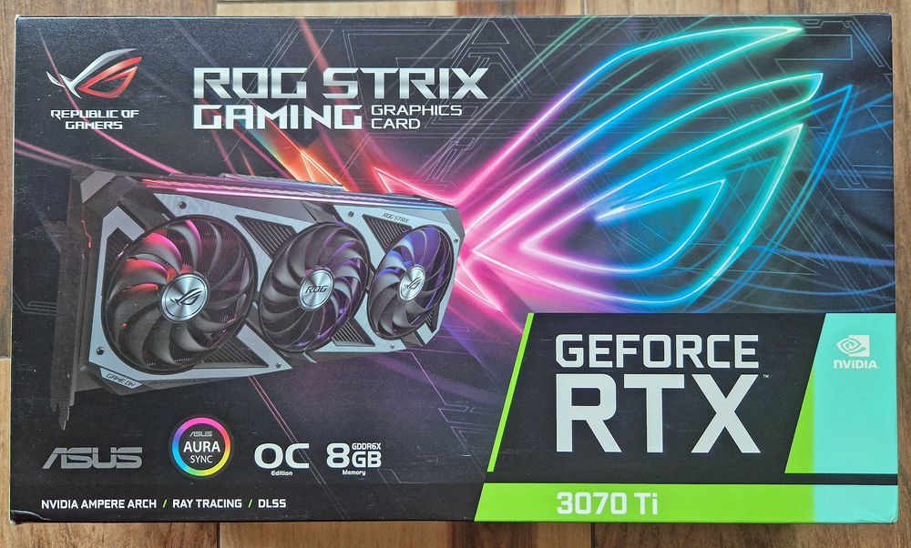 Karta graficzna ASUS ROG STRIX RTX3070 TI O8G GAMING