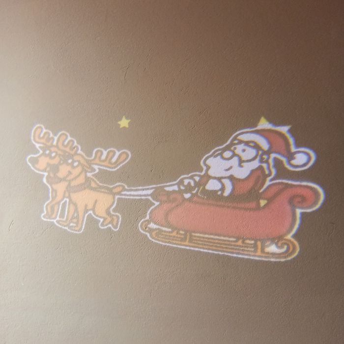 Projektor świąteczny na ścianę