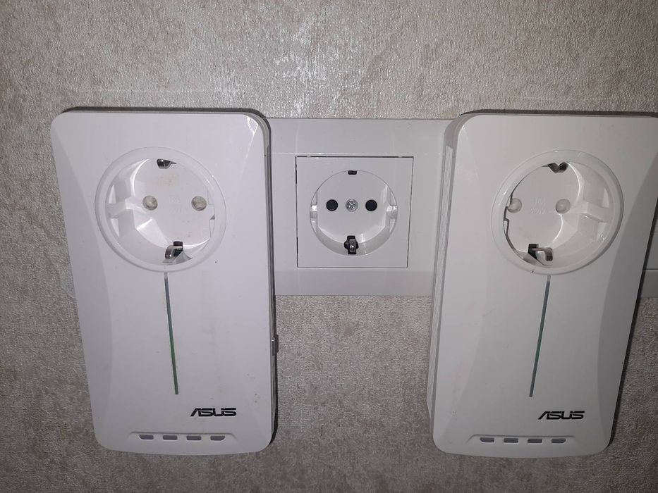 Powerline-адаптер Asus PL-X52P 500Мбит/с, Gigabit, 4-port (2шт.)