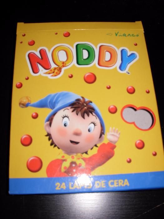 24 Lápis de cera Noddy NOVO