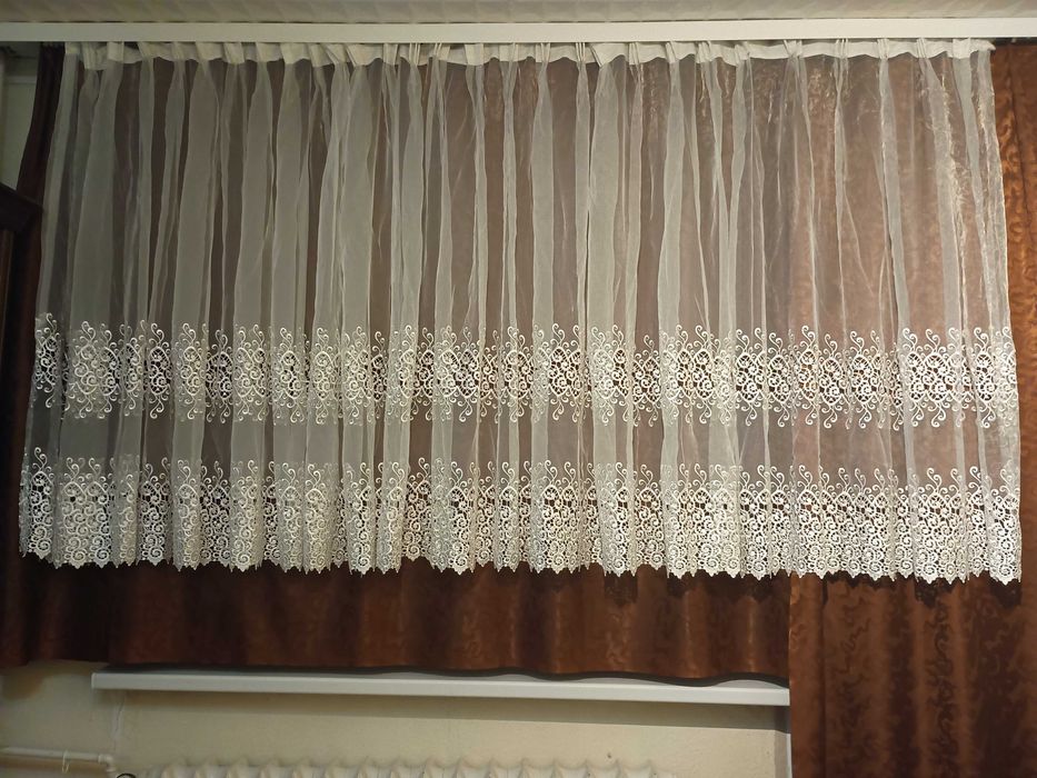 Firana biała gipiura