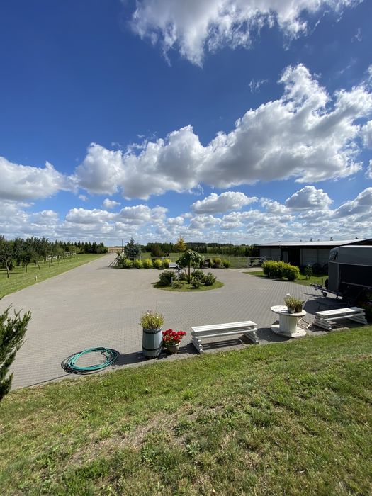 2 Domy, stajnia, padoki, 6 dzialek ok 3ha, bez Kowr