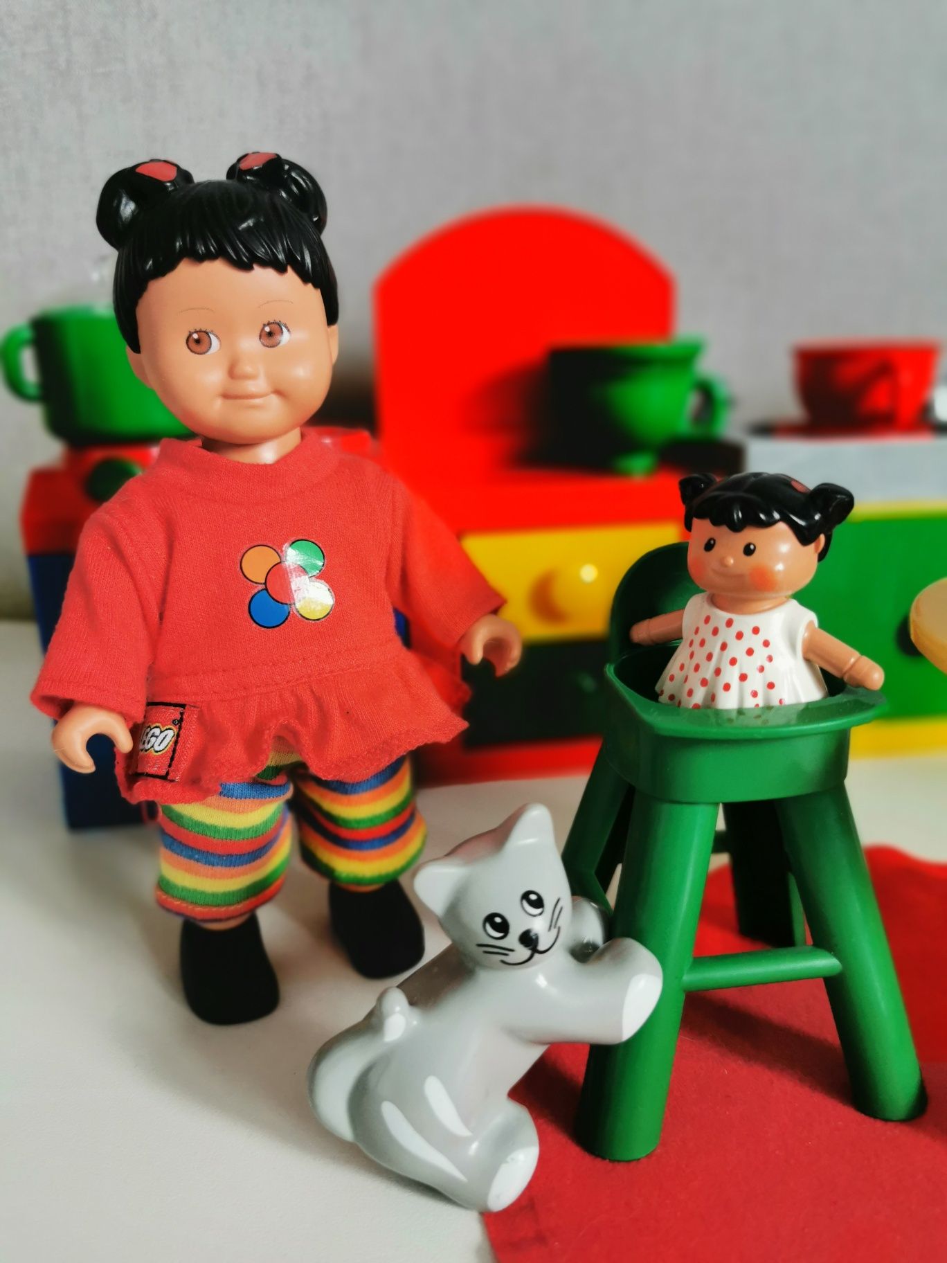 Лялькова кухня и Сара Lego Duplo серія Doll 2001 рік випуску
