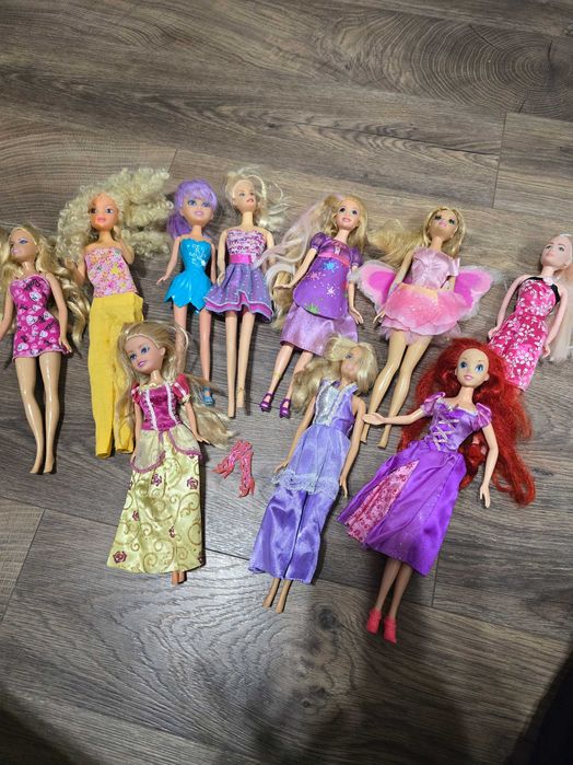 10 szt Lalek firmowych Barbie gwiazdka mikołajki