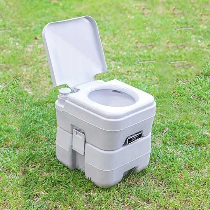 NOWY‼️ WC Turystyczne 20L Zbiornik Rączka Toaleta Na Działkę Przenośna