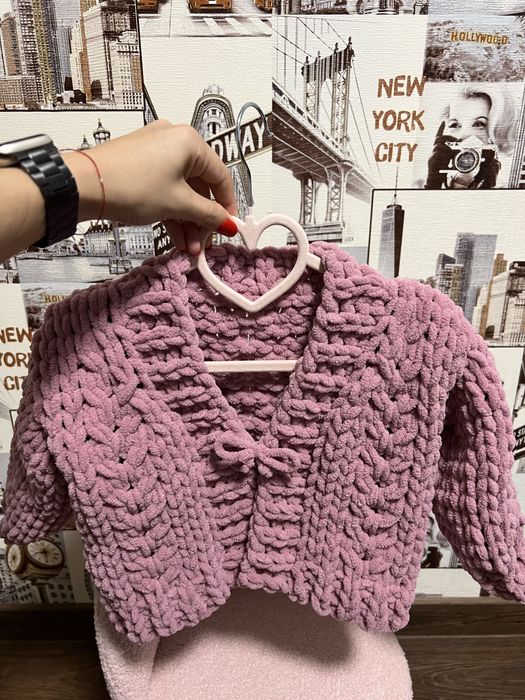 Кардиган на девочку, размер 80-86