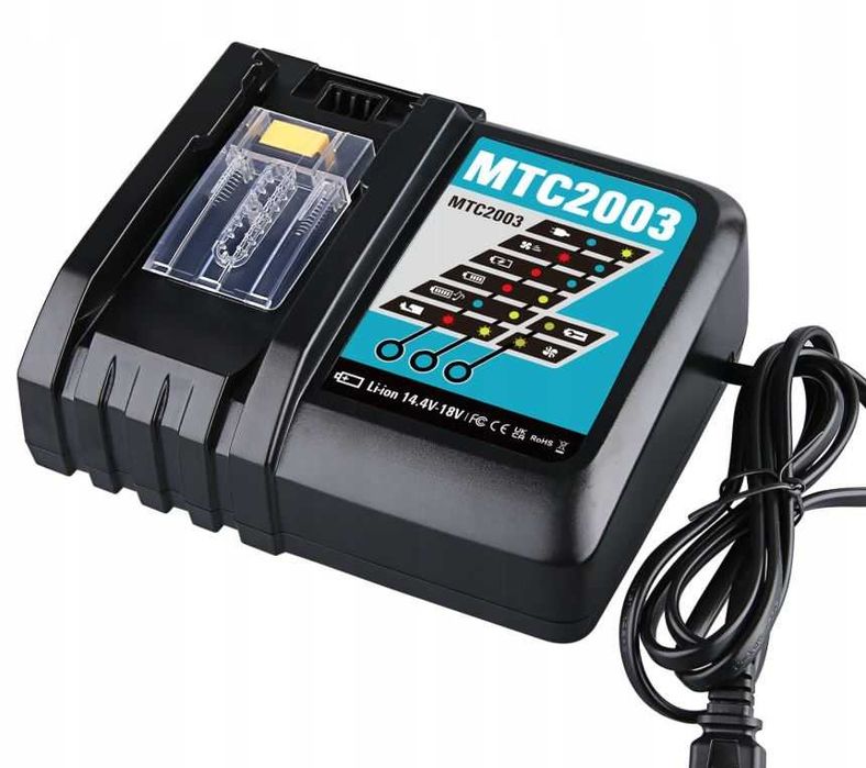 Ładowarka do elektronarzędzi 18V MTC2003 z akumulatorem w zestawie