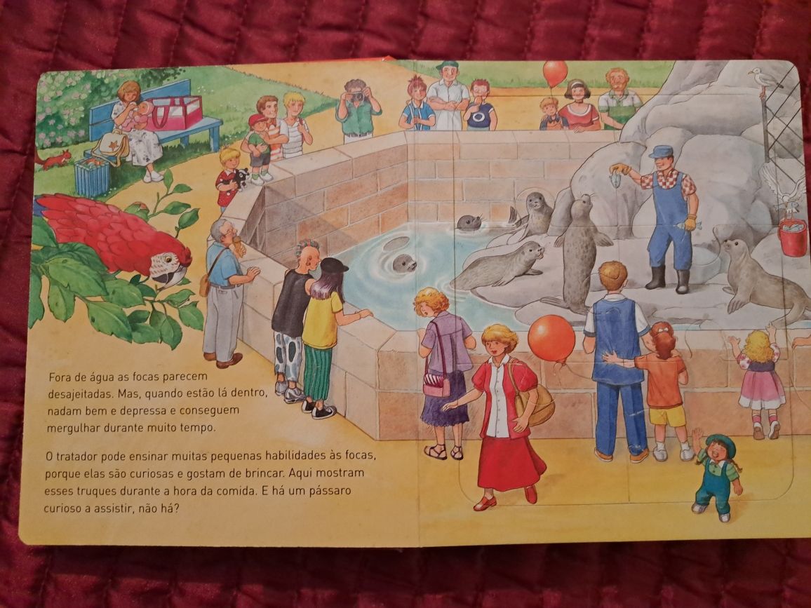 Livro dos puzzles - Os animais do jardim zoológico