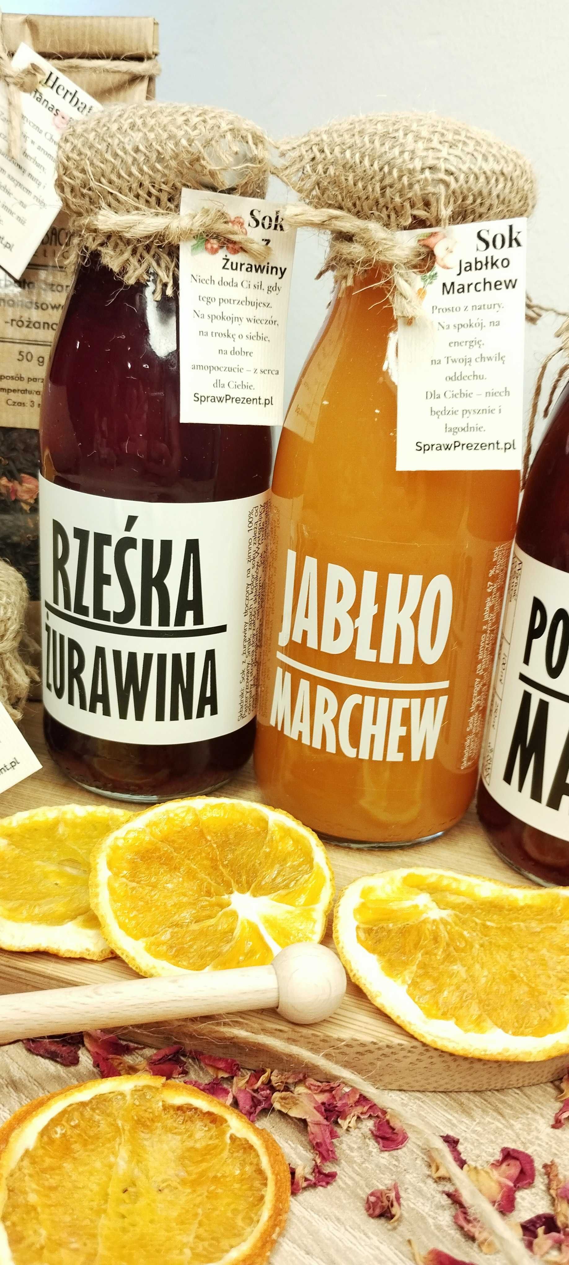 Zestaw Prezentowy, Upominek, Produkty Naturalne, Miód, Soki, Syrop,ITP