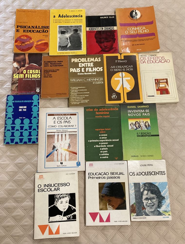 Lote 33 Livros Educação / Psicologia (Portes Grátis)