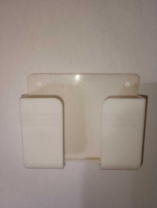 Suporte de Parede Branco Multiusos para Telemóvel/Comando/Outros