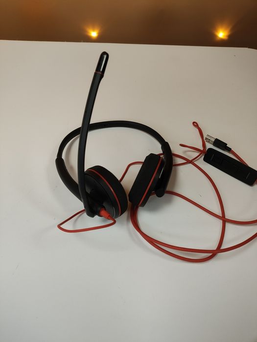 Słuchawki plantronics z mikrofonem