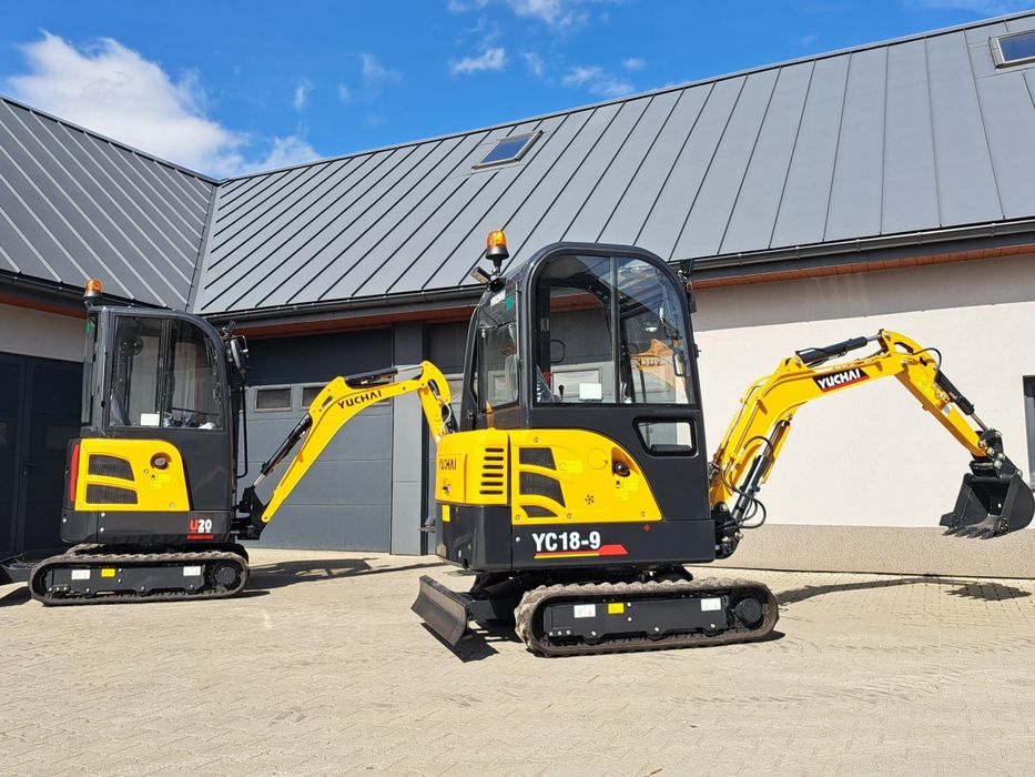 Minikoparka Yuchai YC18, 1800kg , Yanmar, 2 biegi, Promocja