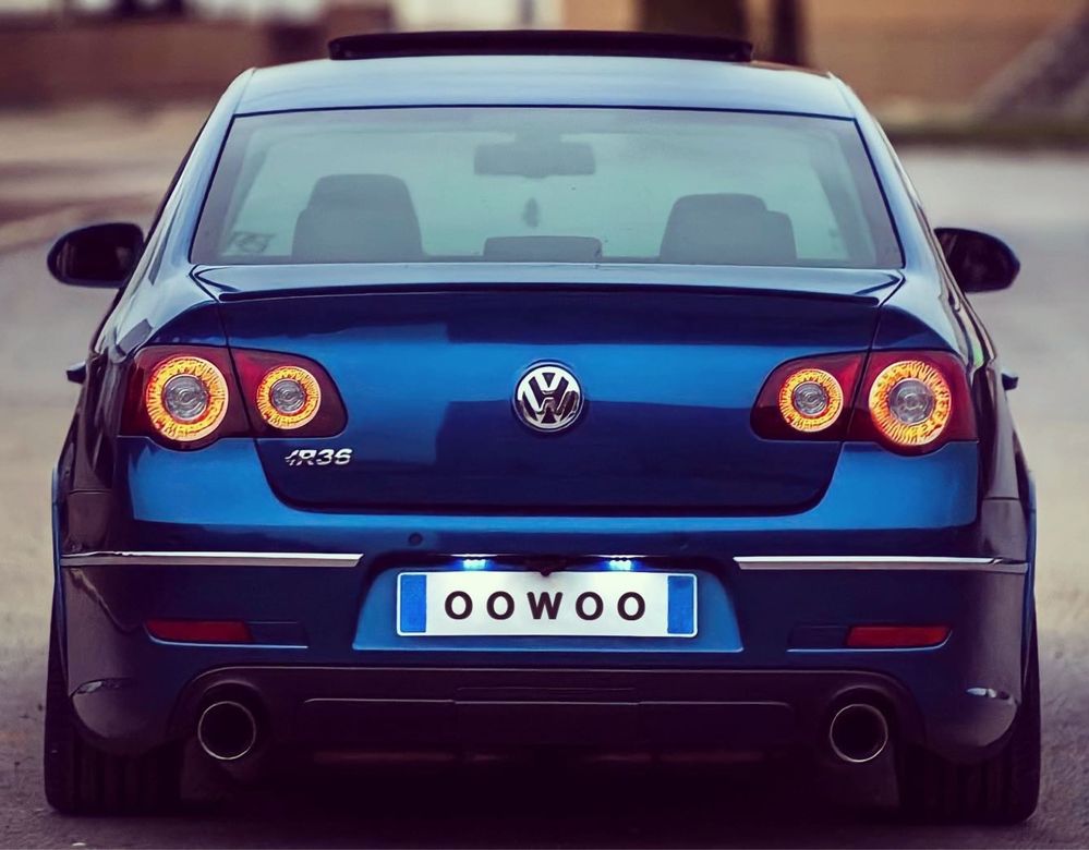 Passat B6 2-х режимні LED кільця OowoO в задні фонарі пассат б6
