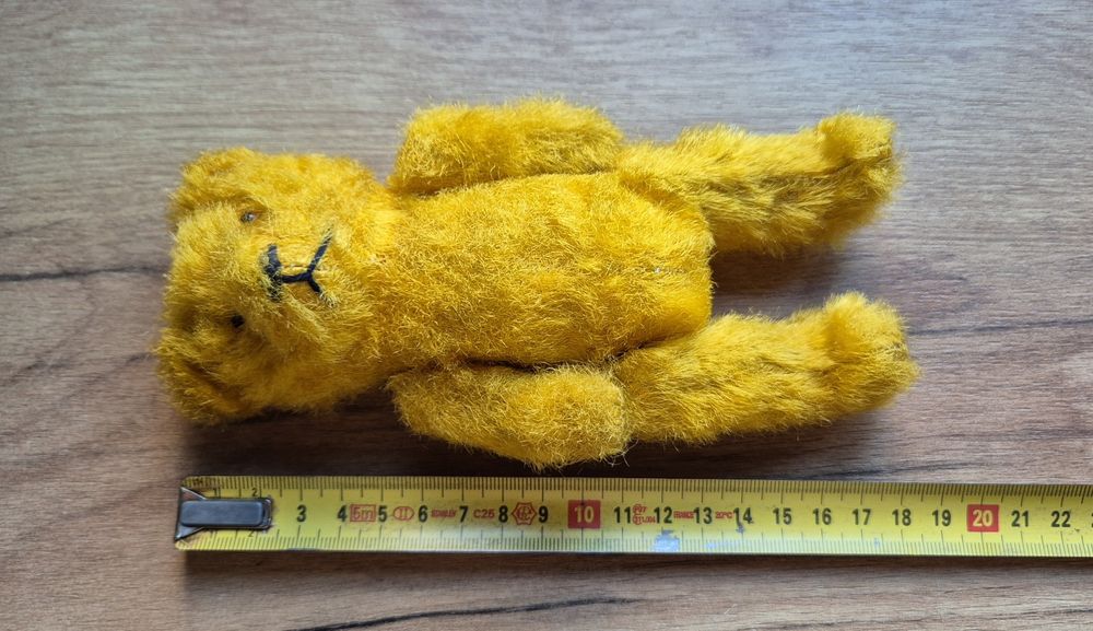 Maskotka retro miś trociniak retro lata 30/40 stary miś zabawka