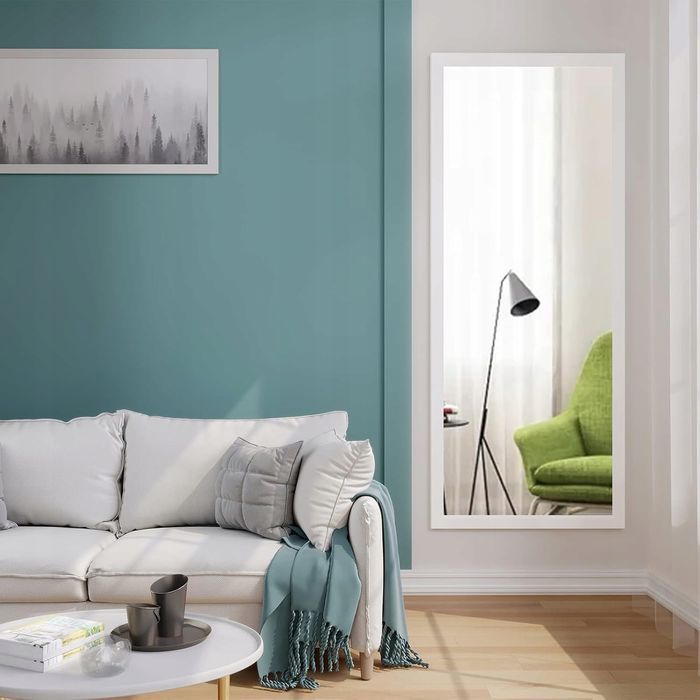 lustro ścienne dripex 45x110 cm, niezniszczalne lustro do garderoby