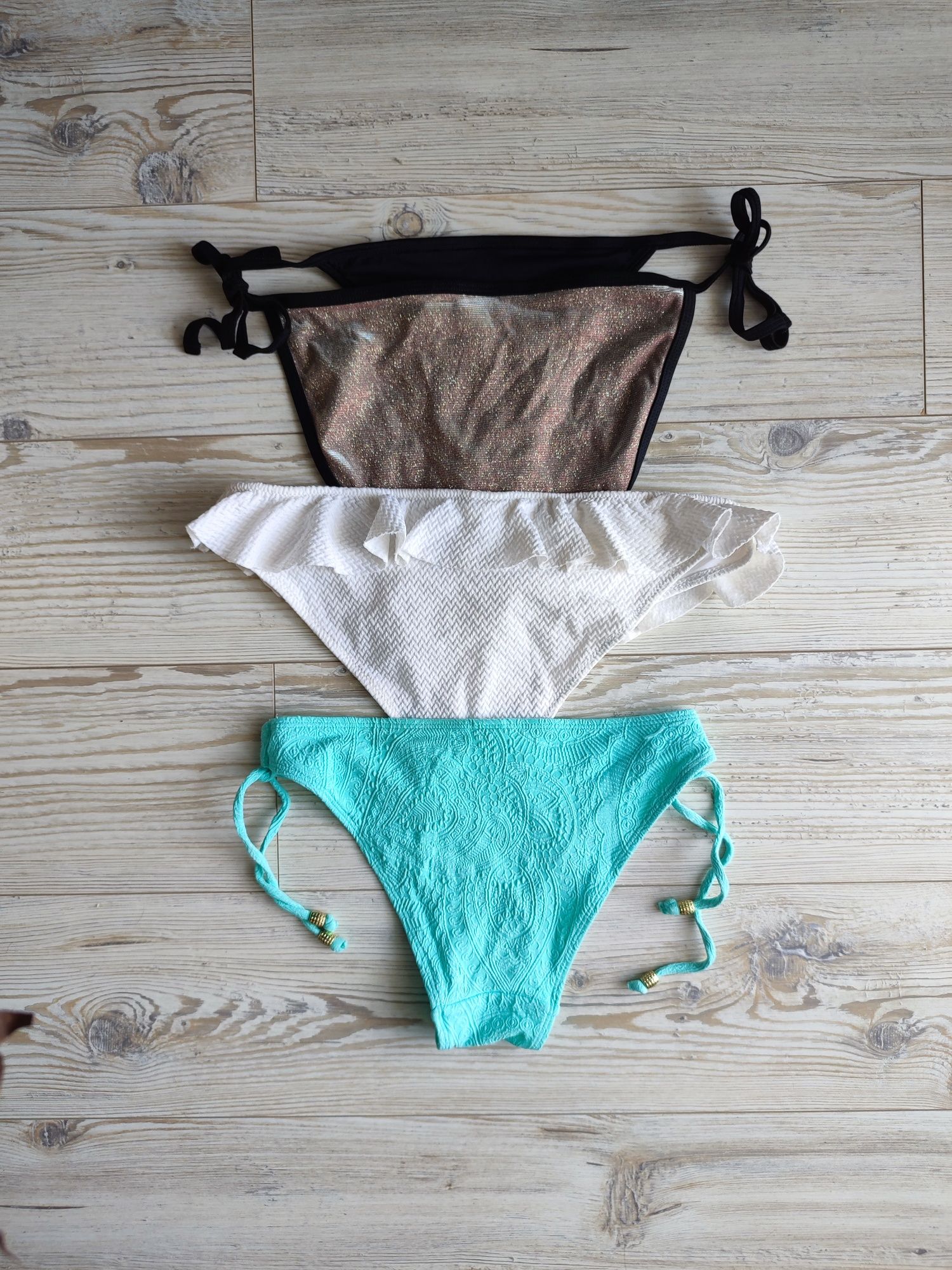 Zestaw majtek bikini dół stroju kąpielowego r. 36