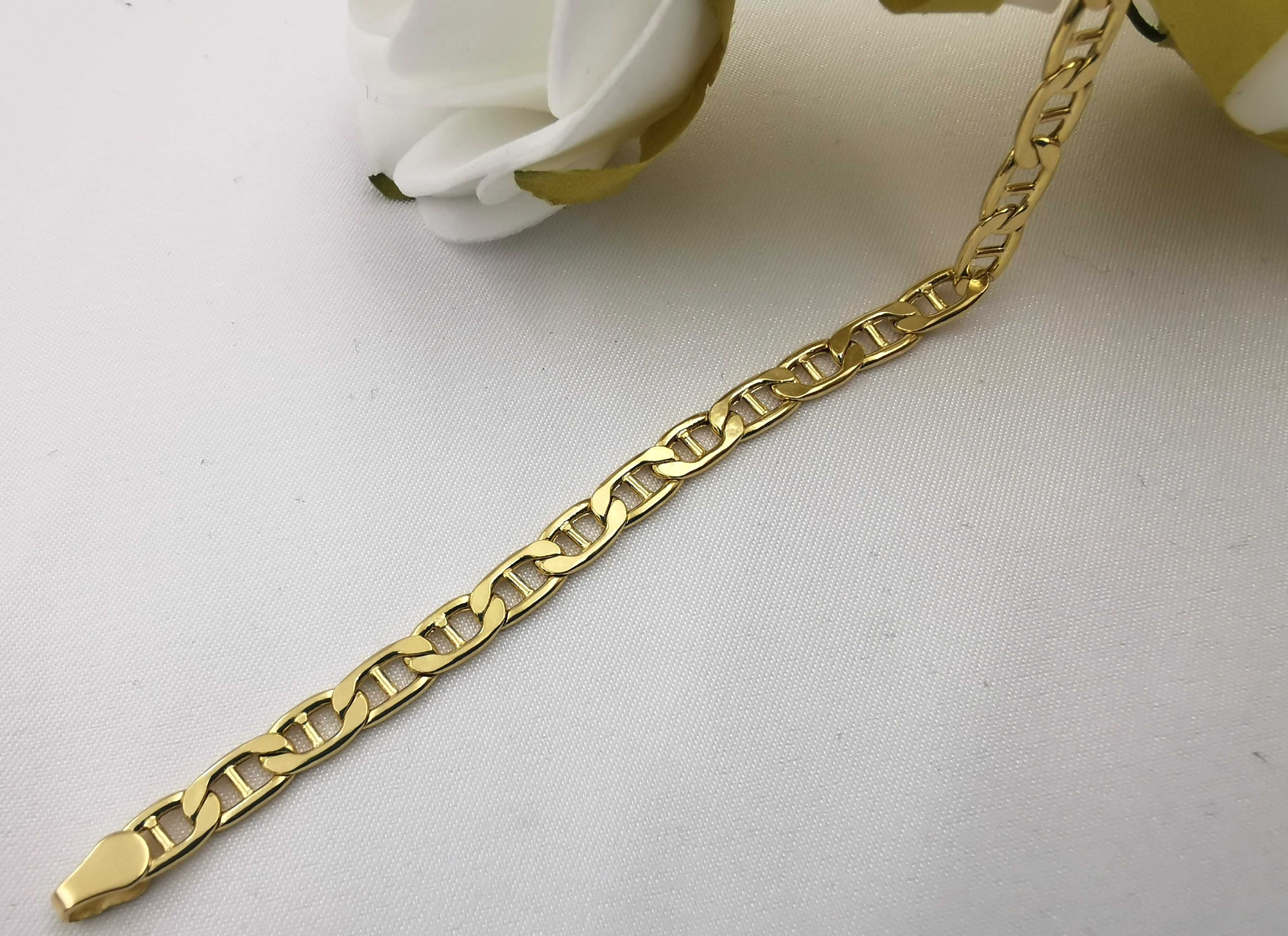 Złota bransoletka 19,5cm Próba 585 splot Gucci / NOWA /Fajne OKAZJE !