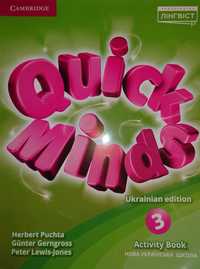 Quick Minds 3 Activity Book 2023 Робочий зошит 3 клас НУШ Лінгвіст