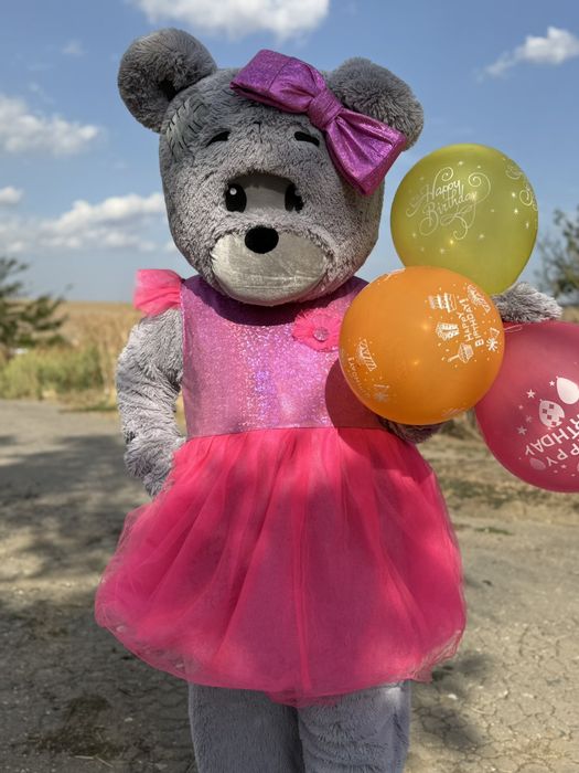 Аниматор Мишка мальчик и  девочка