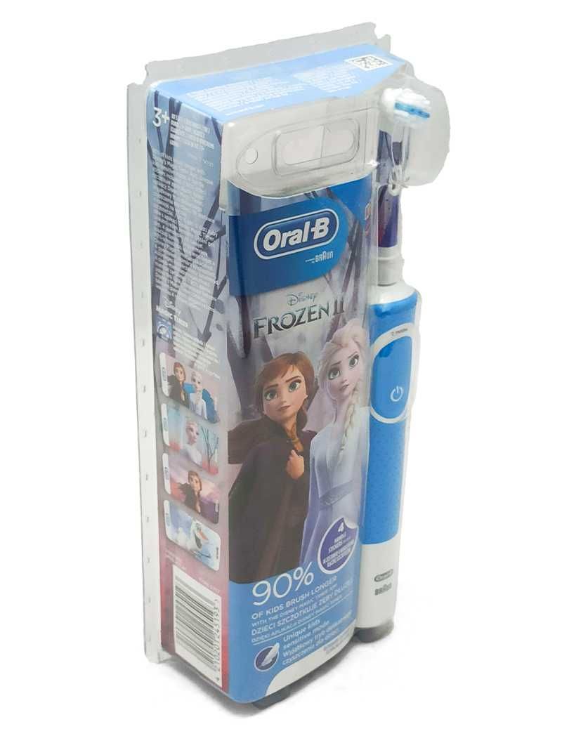 Szczoteczka elektryczna Oral-B Frozen II - Niebieska | NOWA!