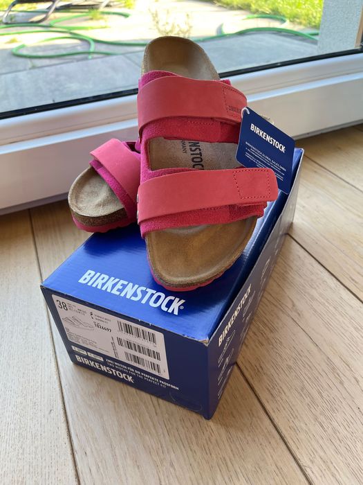 Klapki Birkenstock różowe 38
